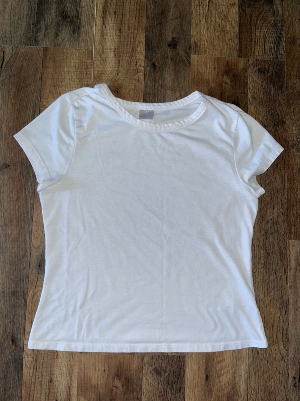 No Boundaries White Girls' Short Sleeve Tee
